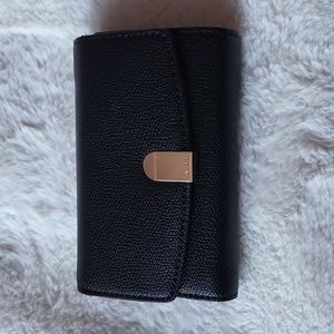Aldo Black Wallet with gold logo